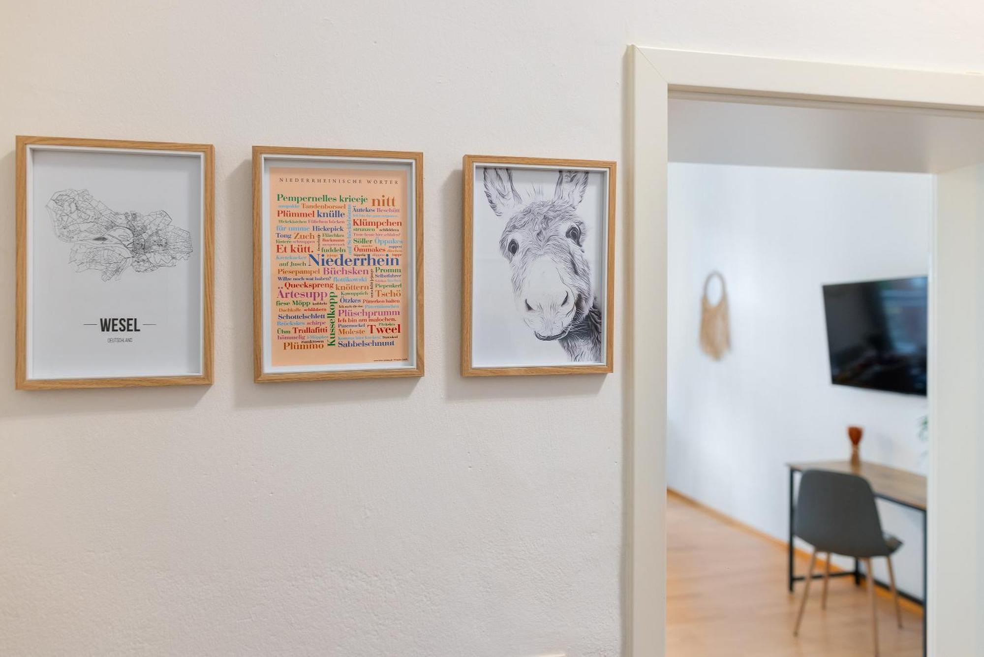 Stilvoll & Historisch I Kingbetten+Kueche+Parkplatz Wesel  Εξωτερικό φωτογραφία